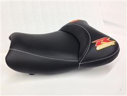 "New Image" Yellow/Red & Silver GSXR 600/750/1000 Custom Shaped & Covered Front Seat