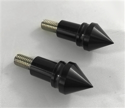 Black Anodized Spiked Domed Frankenstein Cargo Bolts