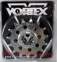 2006-2016 Yamaha YZF-R6 15 Tooth 525 Pitch Vortex Racing Front Sprocket (3660-15)