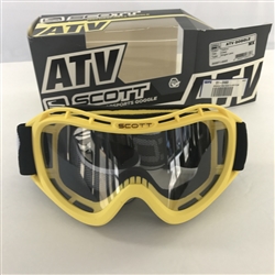 Scott Voltage X Motorsports Off Road Motorcross ATV MX Yellow Goggles
