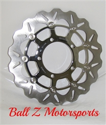 Chrome Galfer Wave Front Brake Rotors! Lowest Price! Fastest Shipping! Highest Quality!! Best Braking Power You Can Buy!! In Stock! Look At Our Huge Selection Of Chrome Parts & Accessories! Fits GSXR 600 750 1000!