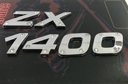 Cycle Pirates Chrome Diamond (Rhinestone) Studded ZX 1400 Decals