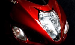 Black Hayabusa Headlight TrimAdds That Final Touch To Your Front End!