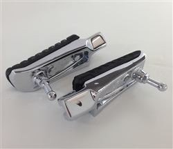 ZX-14 ZX-14R Chrome OEM Front Foot Pegs w/Feelers & Rubbers *Outright Sale*