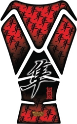 Hayabusa Rascal Grafix Black/Red Tank Pad Protector