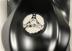Kawasaki ZX Ninja 3 Hole Custom Chrome 3D Hole Shot Fuel Lid/Gas Cap w/Ball Cut Edges