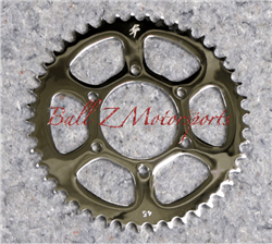 Chrome Steel 45 th tooth Rear Sprocket for RC Component Wheels