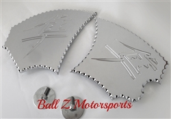 Hayabusa Chrome Engraved & Ball Cut Side Heel Guards