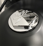 2008-2020 Hayabusa Custom 3D Hex Chrome Engraved Fuel/Gas Cap