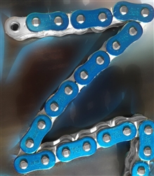 EK ZVX3 ZX-Ring 530 Pitch 150 Link Blue/Silver Premium Motorcycle Chain
