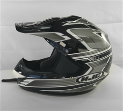 HJC CS-MX Thrust Black/Silver/White XXL (7 7/8"-8") Off Road Helmet