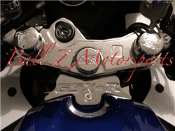 Chrome GSXR Engraved Front Tank Pad