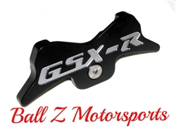 Black/Silver 07-08 GSXR 1000 Engraved Front Center Tank Pad