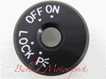Black Contrast Hayabusa Ignition Switch Cover