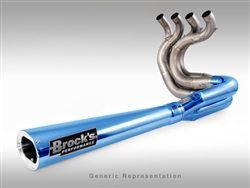 Brock's Performance Tiwinder Blue Race Baffle Suzuki GSX-R1000 (05-06) Exhaust System