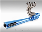 Brock's Performance Tiwinder Blue 18" Muffler Race Baffle Suzuki Hayabusa (99-11) Exhaust System