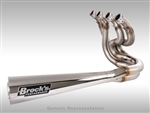 Brock's Performance Sidewinder 20" Megaphone Kawasaki ZX-14R Exhaust System