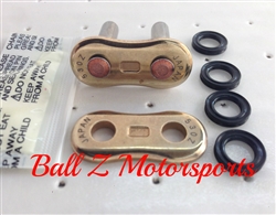 530Z/3D/G-MLJ EK Gold Rivet Masterlink for (3D) Z  530 Pitch Motorcycle Chains