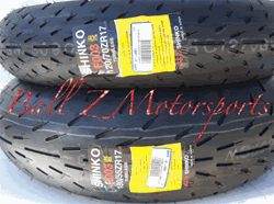 Shinko Stealth 120/70/ZR17 Front Tire & 180/55/ZR17 Rear Tire