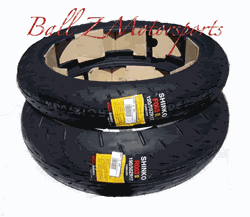 Shinko Stealth 120/70/17 Front Tire & 190/50/17 Rear Tire