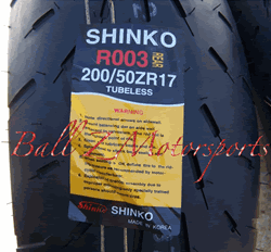 Shinko 003 Stealth 200/50/17 Rear Tire