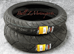 Shinko Advance R005 120/70/17 Front Tire & 190/50/17 Rear Tire