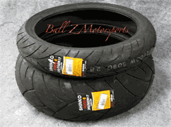 Shinko Advance R005 120/70/17 Front Tire & 200/50/17 Rear Tire