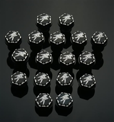 thumbnail image 2 of California Custom Parts Black Billet Hex Windshield Bolt Kit For Harley Touring 1993-2013 – Grey Skull Graphics 2 of 6
