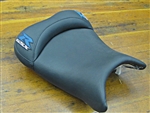 "New Image" Black/Blue & Silver GSXR 600/750/1000 Custom Shaped & Covered Front Seat