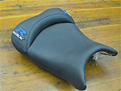 "New Image" Black/Blue & Silver GSXR 600/750/1000 Custom Shaped & Covered Front Seat