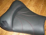 Custom GSXR 600/750/1000 Front Seat Black w/Red Stitching
