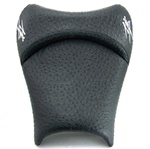 "New Image" Custom Shaped/Covered Black Ostrich Hayabusa Driver Seat w/Chrome Embroidering!
