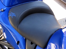 Custom Shaped Hayabusa Front Seat w/Blue Embroidering