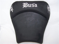 "New Image" Hayabusa Custom Shaped & Covered Front Seat w/Chrome Embroidering