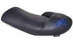 Custom Shaped & Covered Drag/Show Embroidered Blue Front Seat!