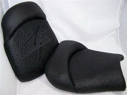 "New Image" Hayabusa Front & Rear Seats Black Ostrich w/Black Embroidering