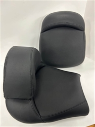 Custom Hayabusa Black Front & Rear Seats w/Removable Hump Pad
