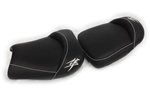Custom Hayabusa Black/Chrome Front & Rear Seats