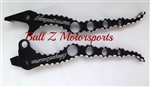 Hayabusa Black Anodized Silver Ball Cut Edges & Laser Etched Hole Shot Brake and Clutch Levers