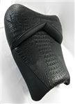 Hayabusa Custom Shaped V Cut Black Gator Front Seat w/Black Embroidering